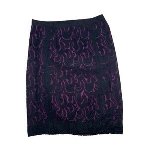 DKNY | Black & Purple Skirt